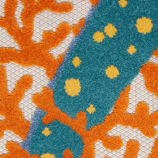 Tempany Multi 7'10 x 10'6 Indoor/Outdoor Rug - Thumbnail - Image 8