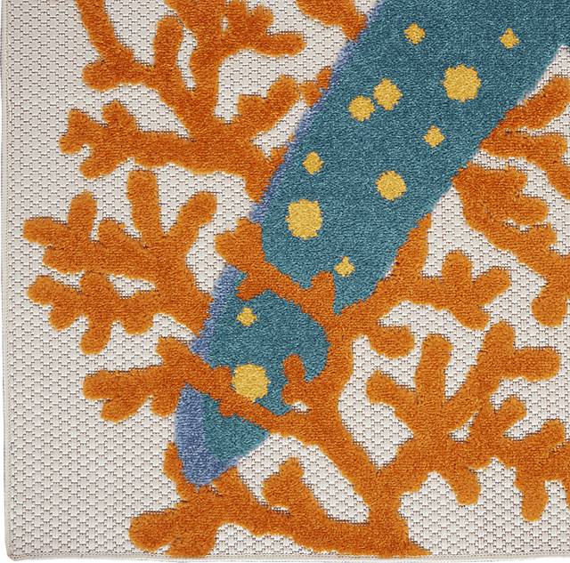 Tempany Multi 7'10 x 10'6 Indoor/Outdoor Rug - Thumbnail - Image 10