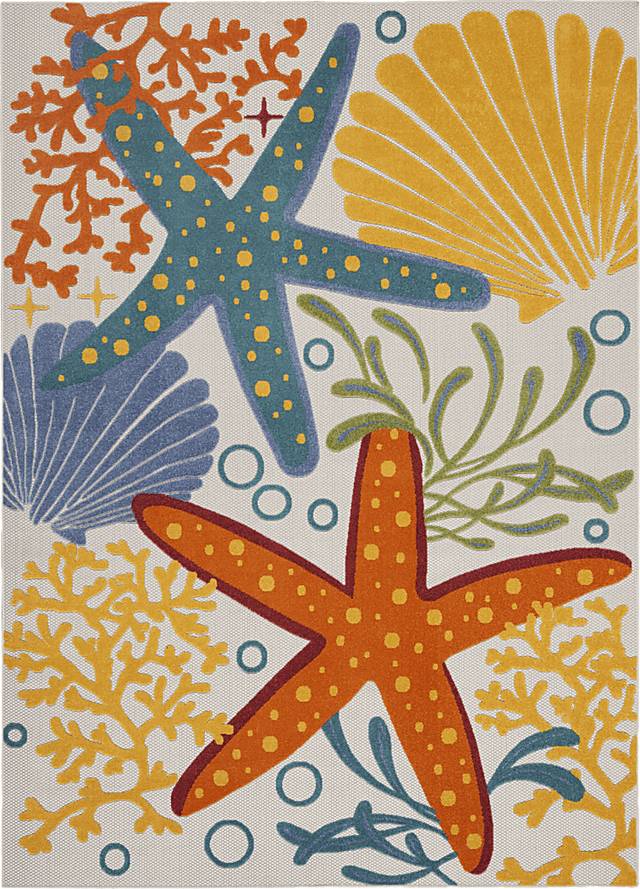 Tempany Multi 7'10 x 10'6 Indoor/Outdoor Rug - Thumbnail - Image 1