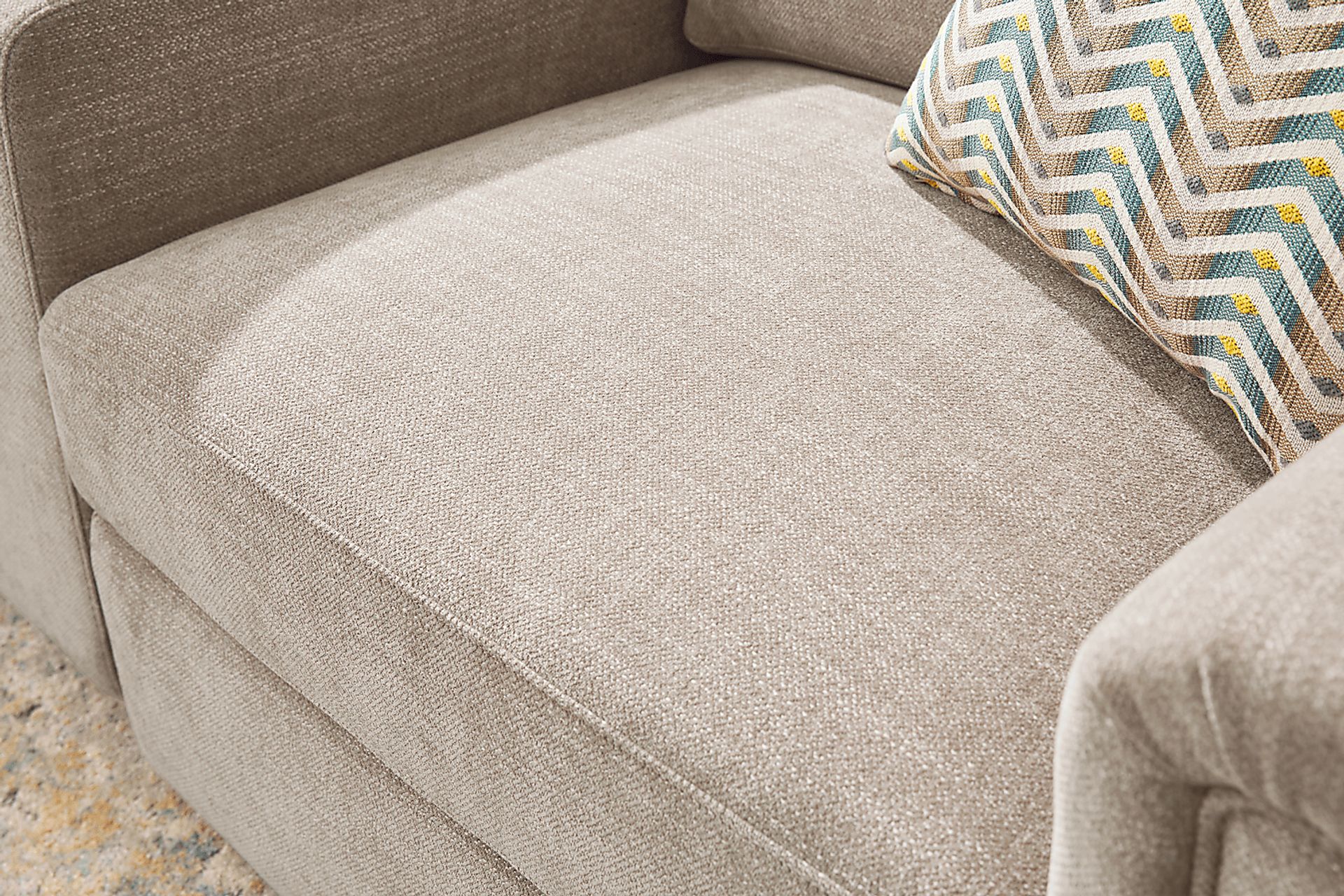 Tempo Modular Beige 3 Pc Sectional - Image 4