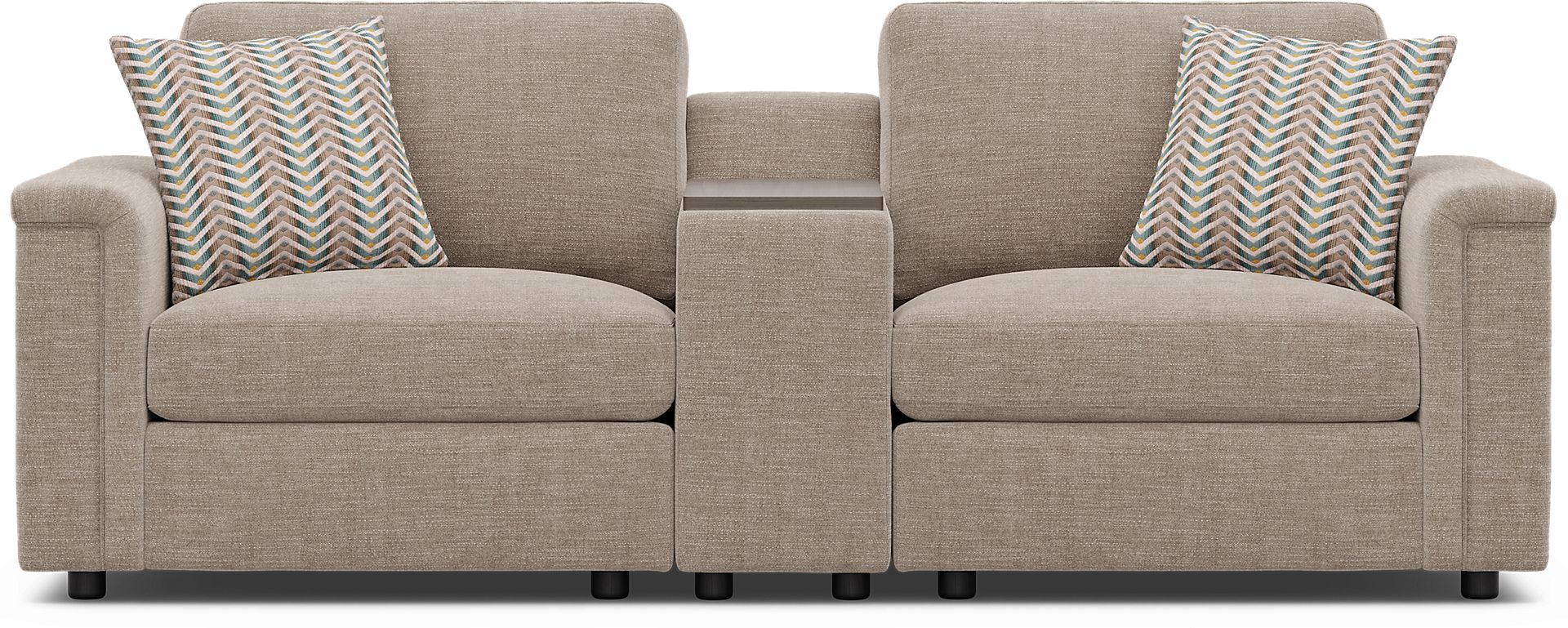 Tempo Modular Beige 3 Pc Sectional - Image 2