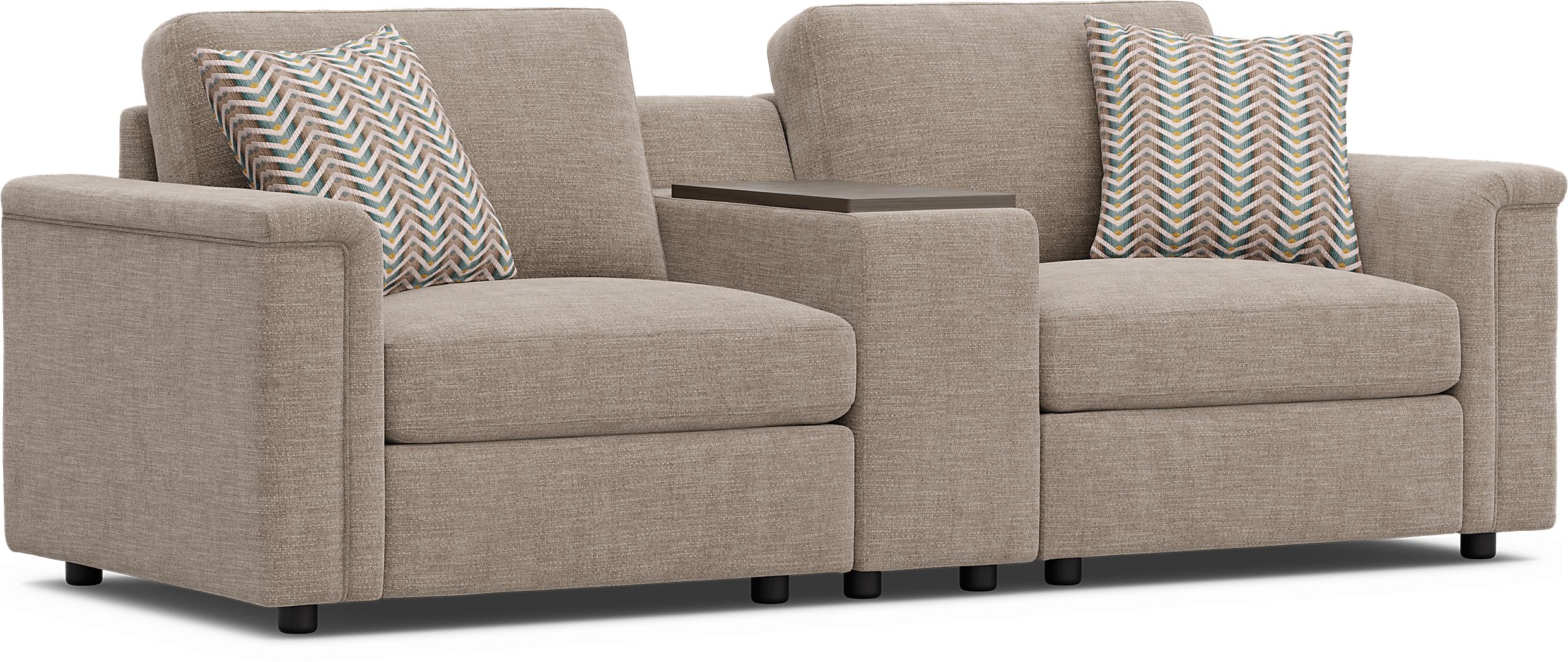 Tempo Modular Beige 3 Pc Sectional