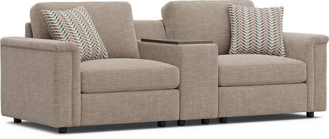 Tempo Modular Beige 3 Pc Sectional - Thumbnail - Image 1