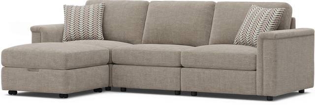 Tempo Modular Beige 4 Pc Sectional - Thumbnail - Image 1
