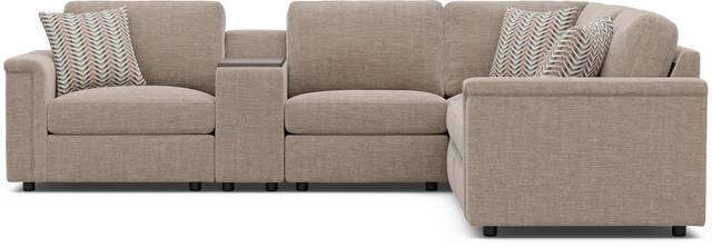 Tempo Modular Beige 6 Pc Sectional - Thumbnail - Image 3