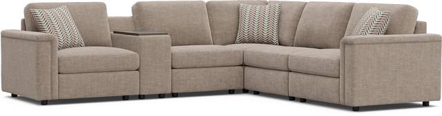 Tempo Modular Beige 6 Pc Sectional - Thumbnail - Image 1