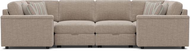 Tempo Modular Beige 8 Pc Sectional - Thumbnail - Image 3