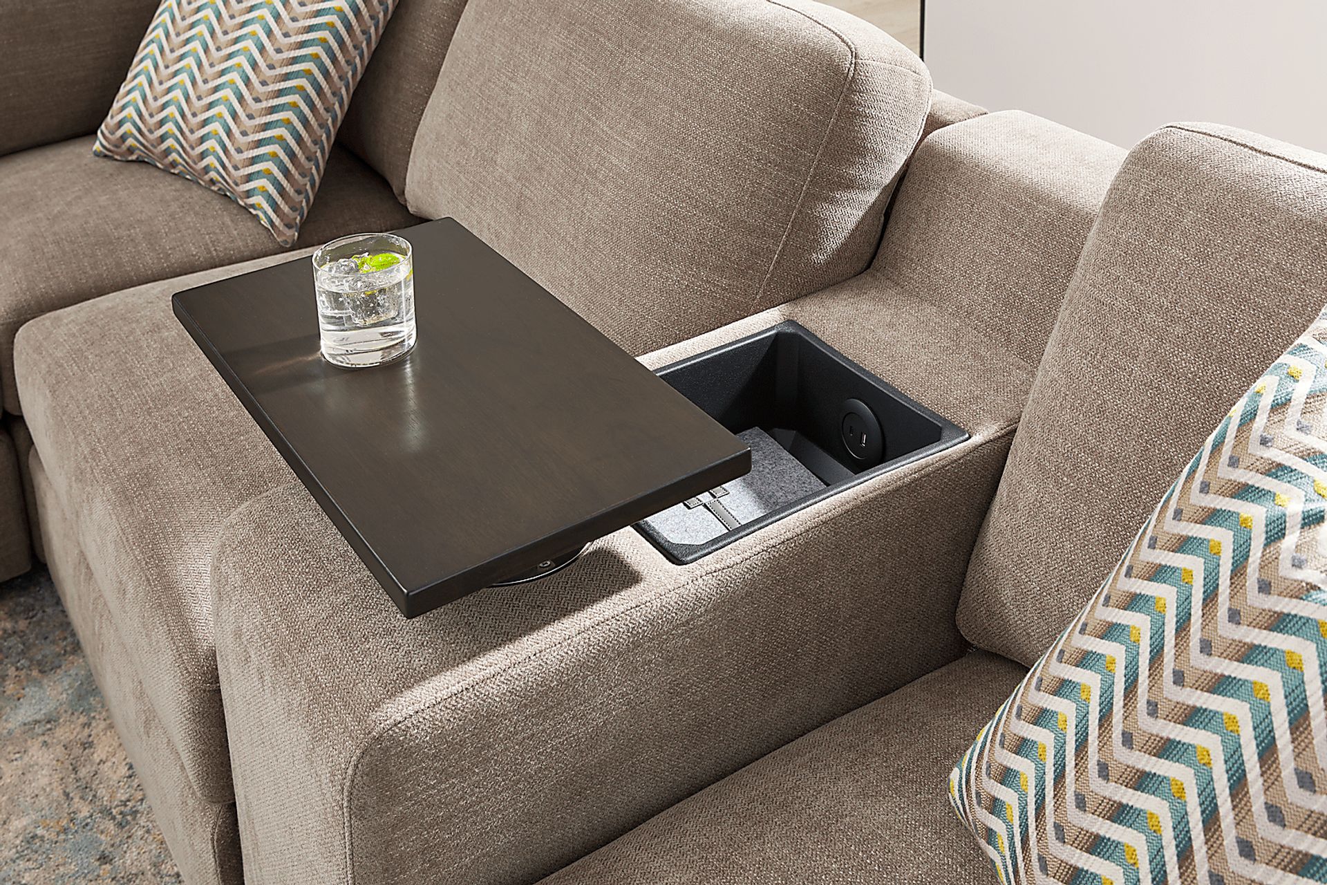 Tempo Modular Beige 8 Pc Sectional - Image 10