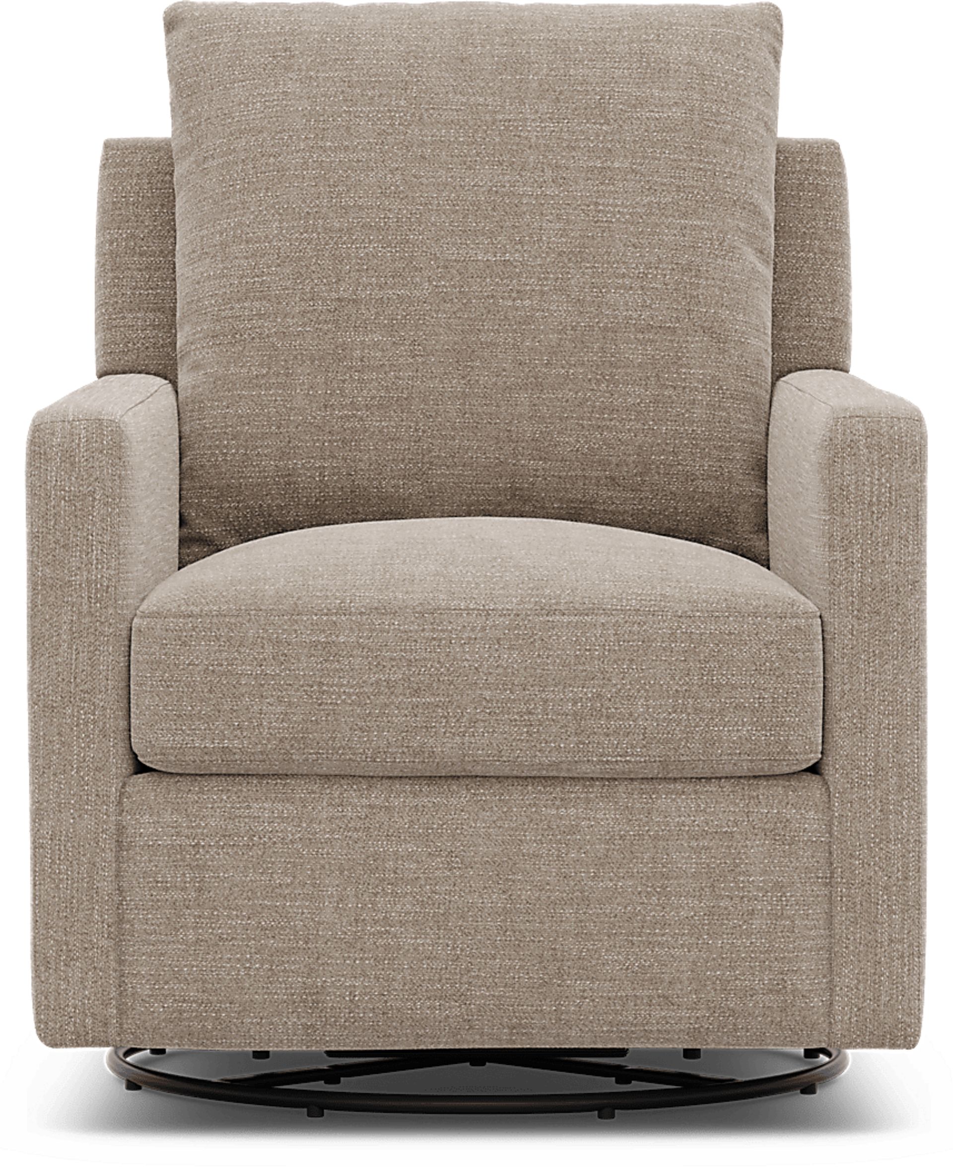 Tempo Modular Beige Swivel Glider - Image 2