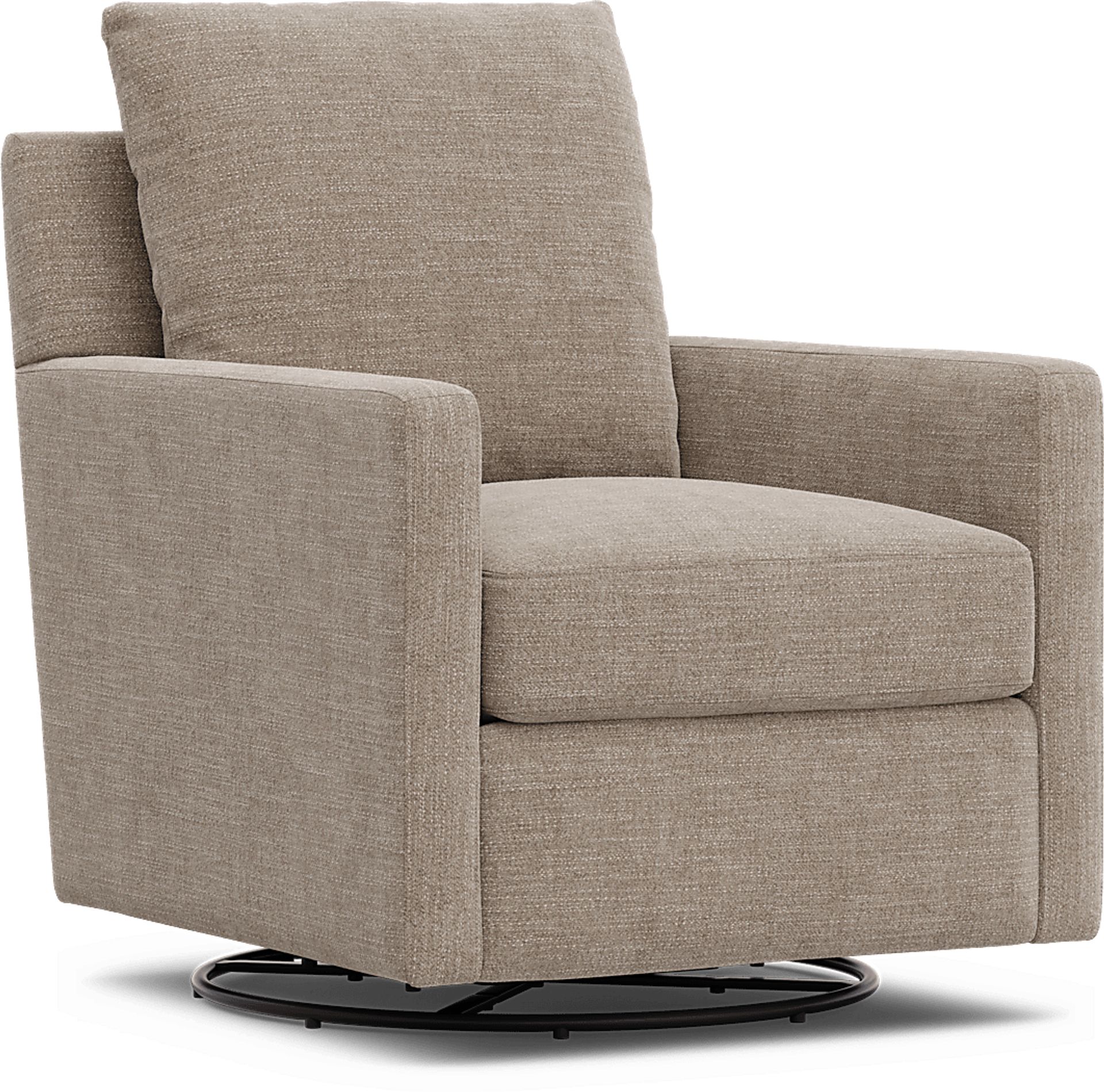 Tempo Modular Beige Swivel Glider - Image 1