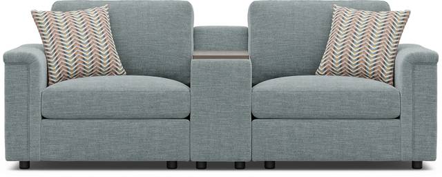 Tempo Modular Blue 3 Pc Sectional - Thumbnail - Image 2