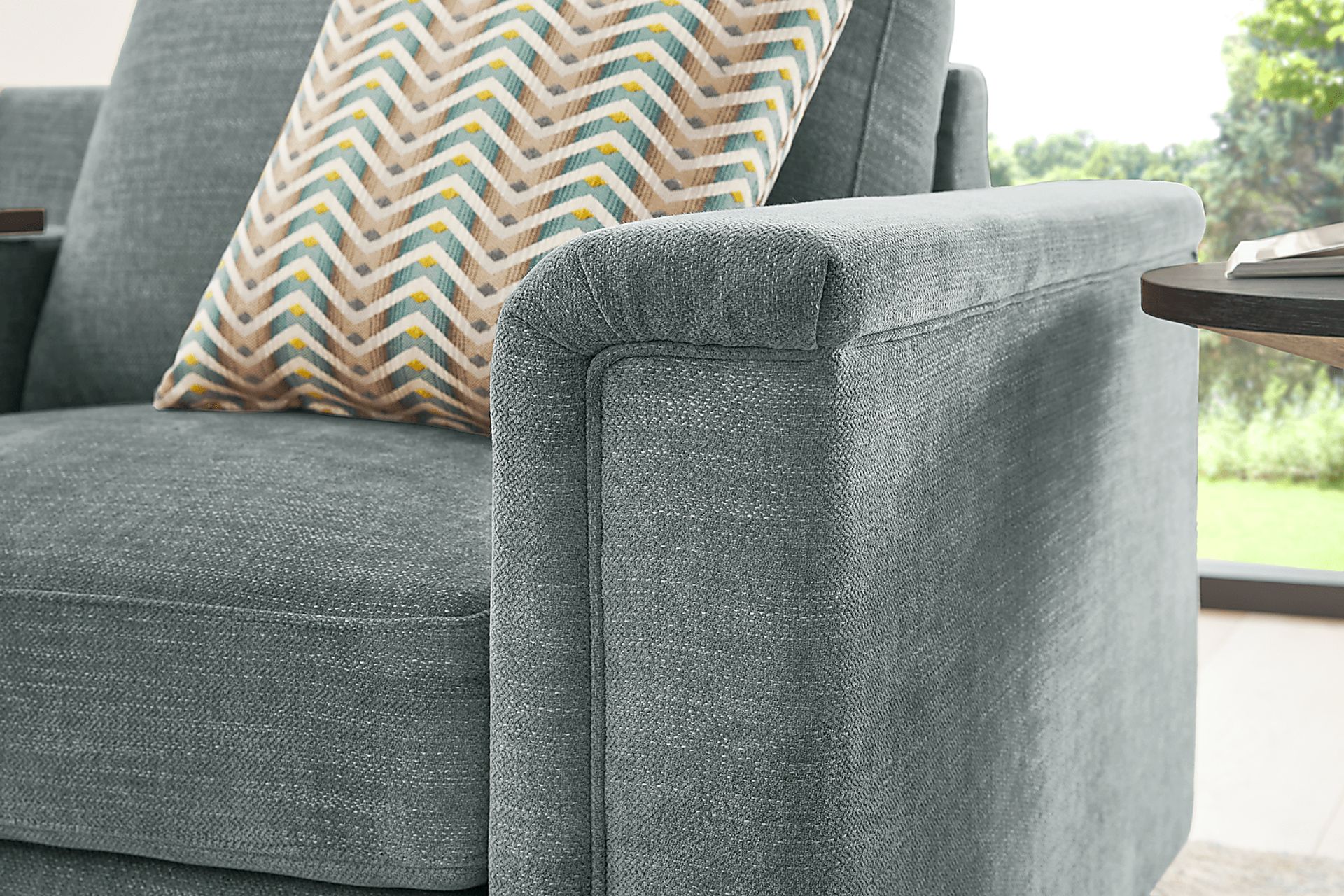 Tempo Modular Blue 3 Pc Sectional - Image 3