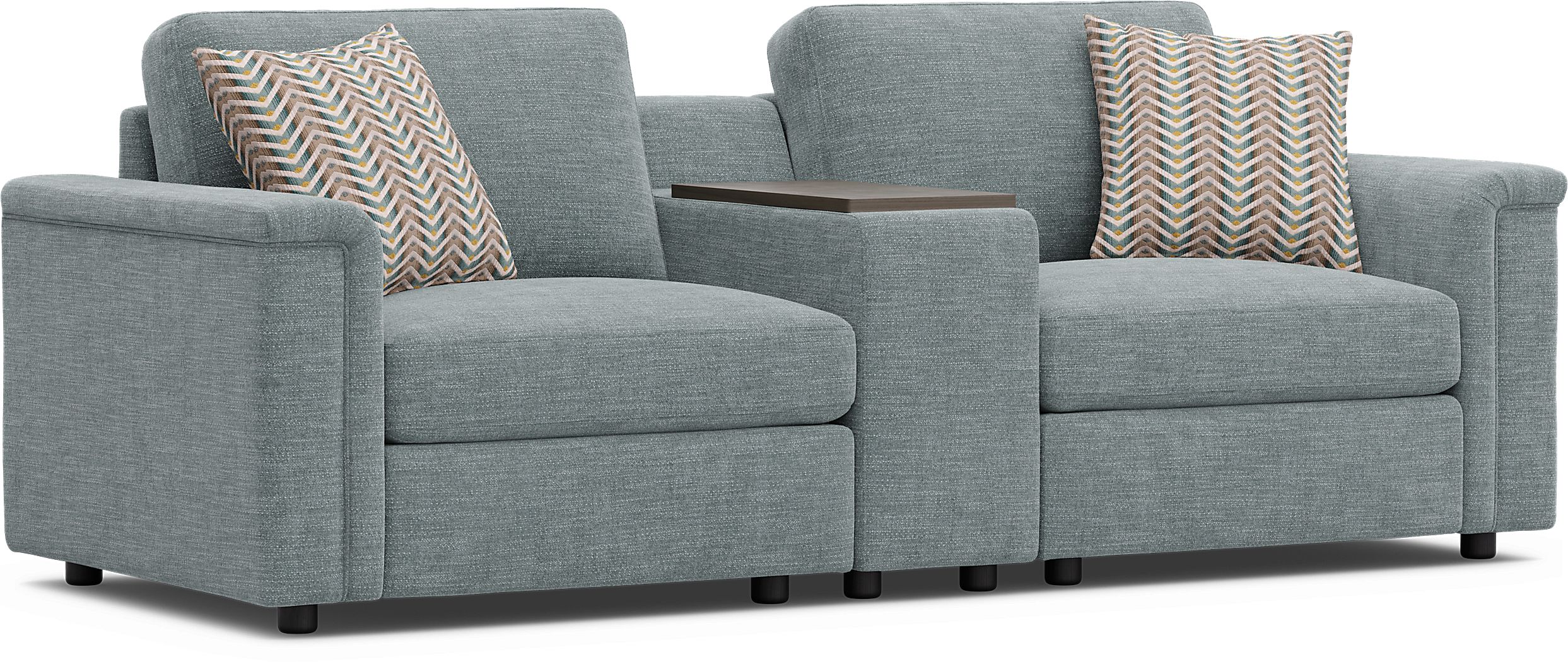 Tempo Modular Blue 3 Pc Sectional