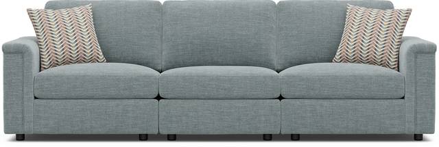 Tempo Modular Blue 3 Pc Sectional - Thumbnail - Image 2