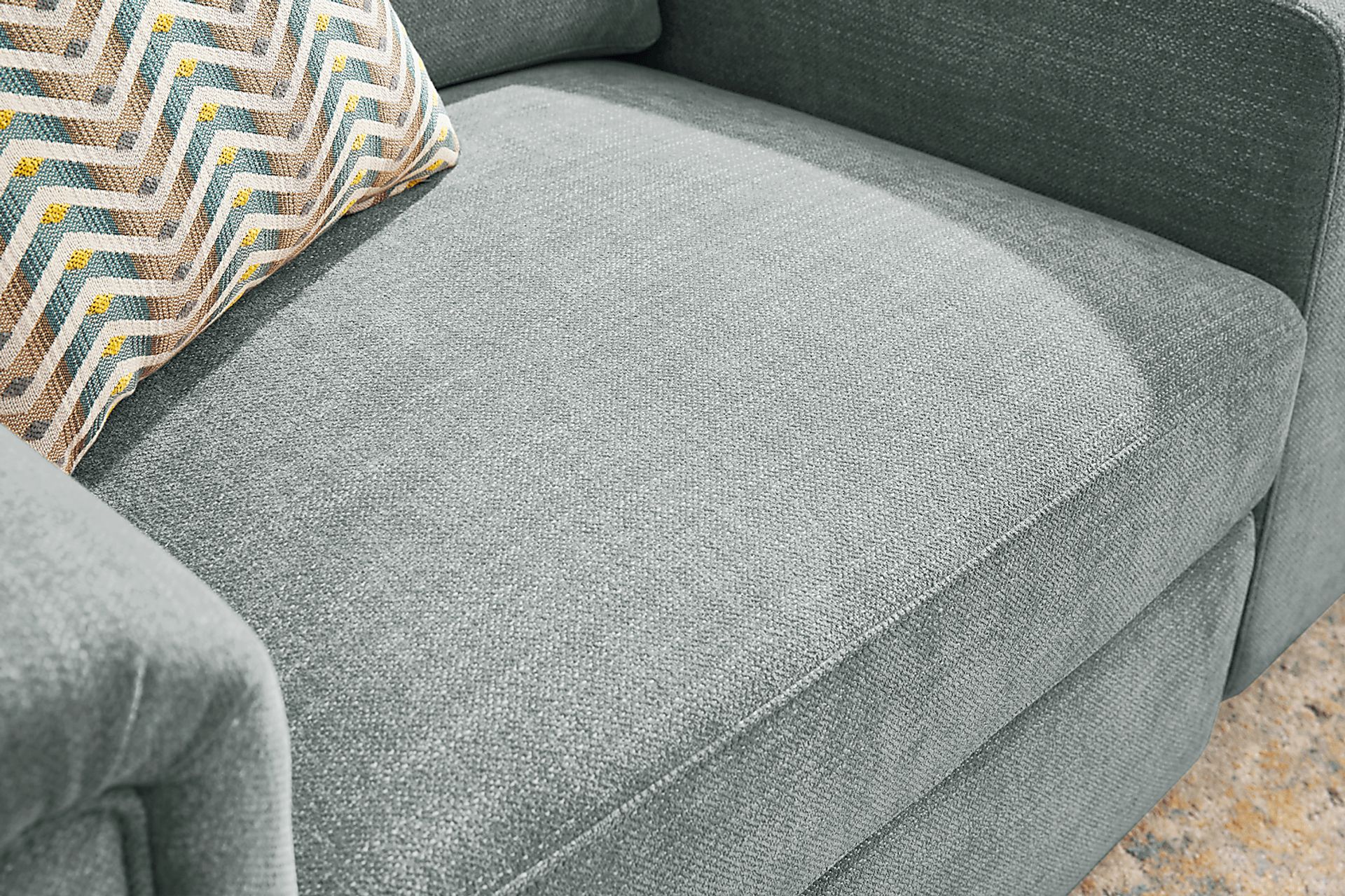 Tempo Modular Blue 6 Pc Sectional - Image 5