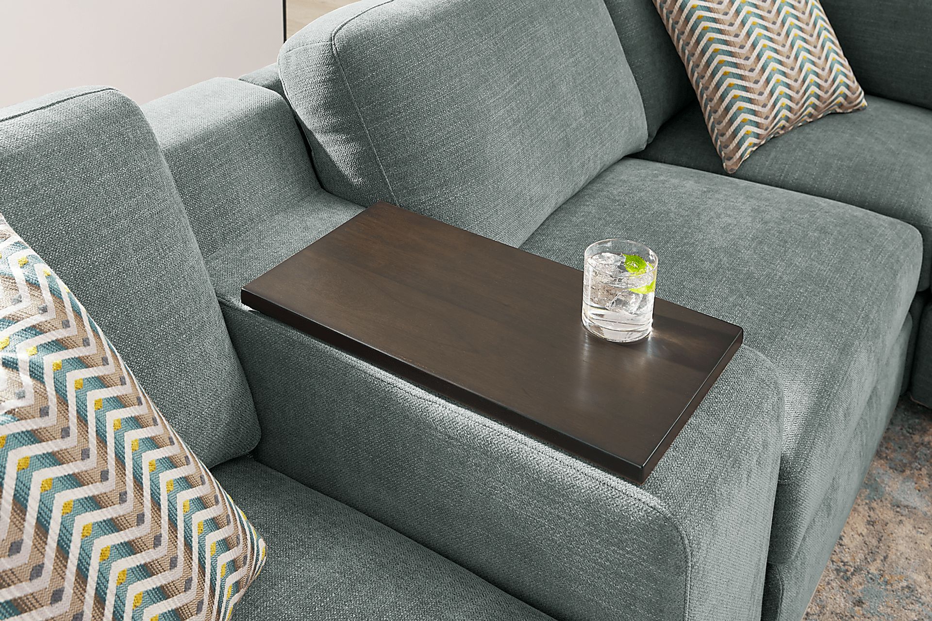 Tempo Modular Blue 6 Pc Sectional - Image 6