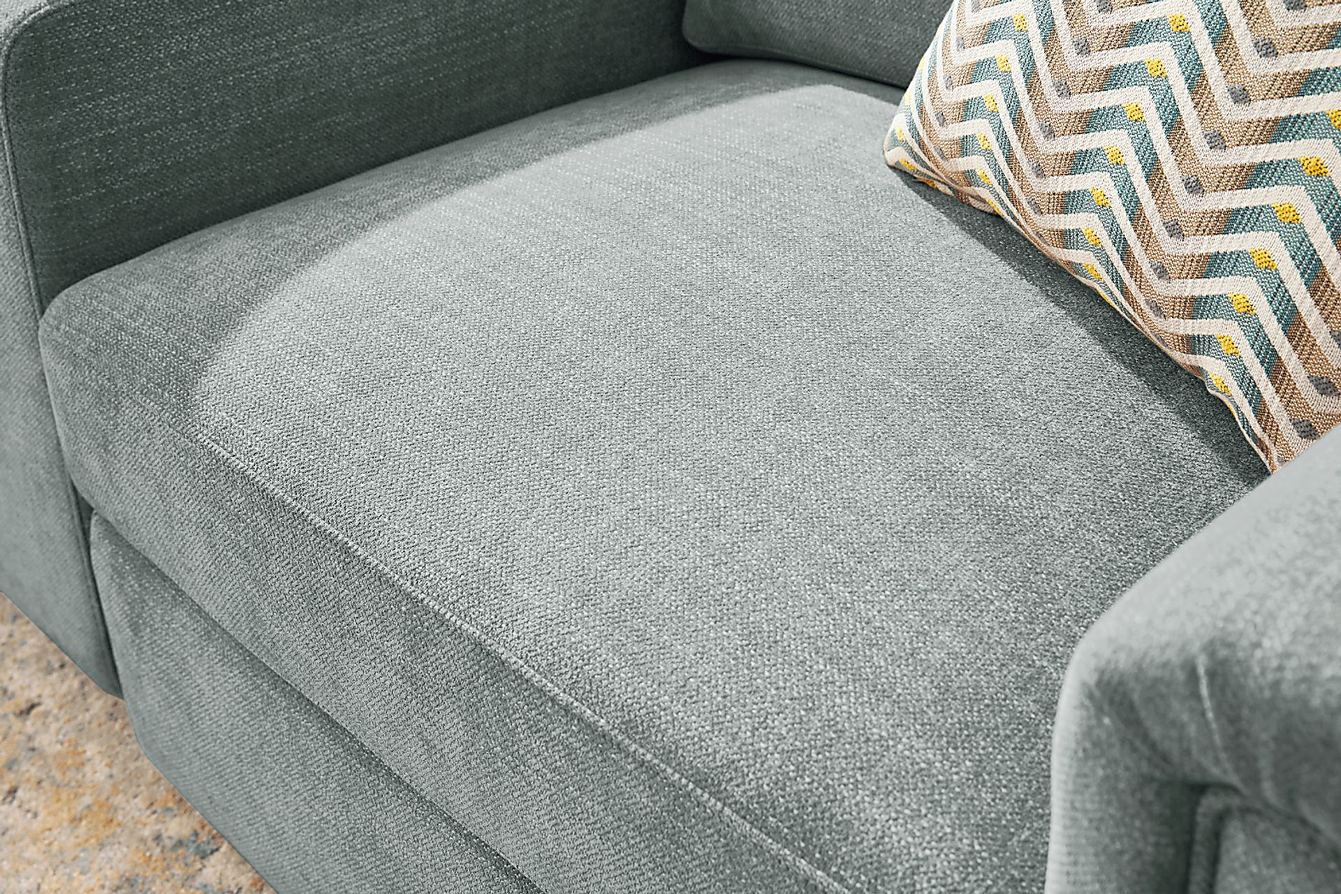Tempo Modular Blue 8 Pc Sectional - Image 8