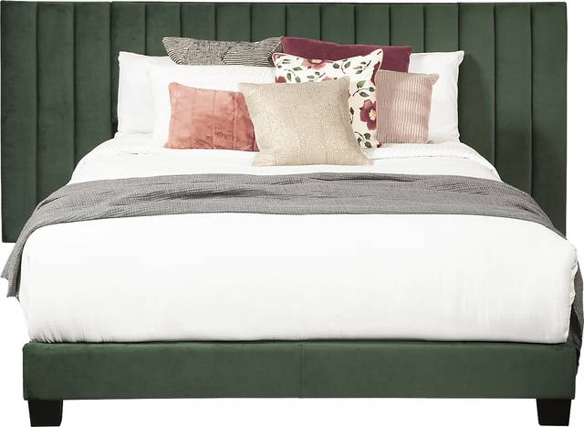Tempsclair Green Queen Bed - Thumbnail - Image 2