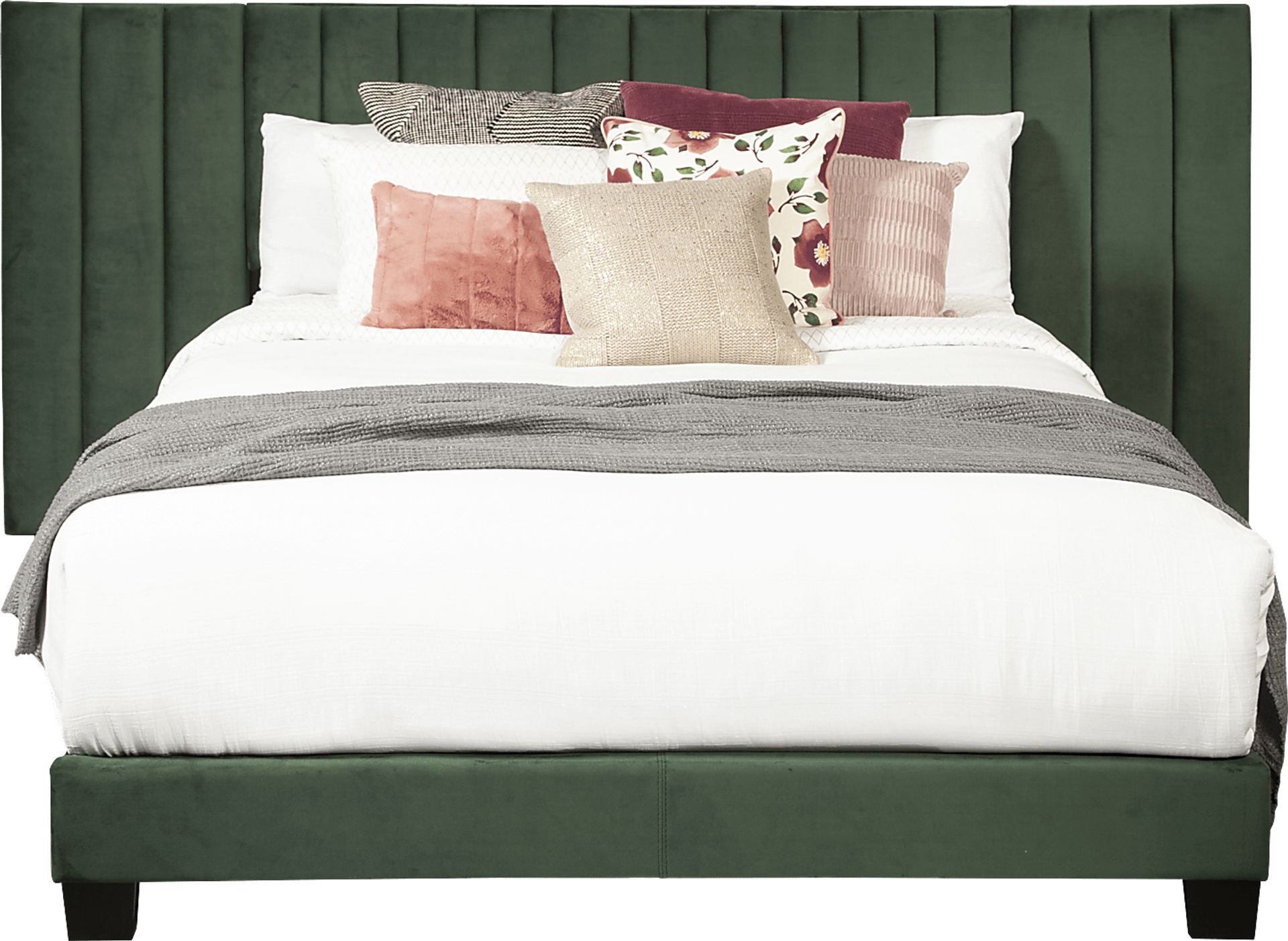 Tempsclair Green Queen Bed - Image 2