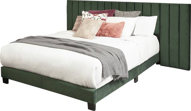 Tempsclair Green Queen Bed - Thumbnail - Image 3