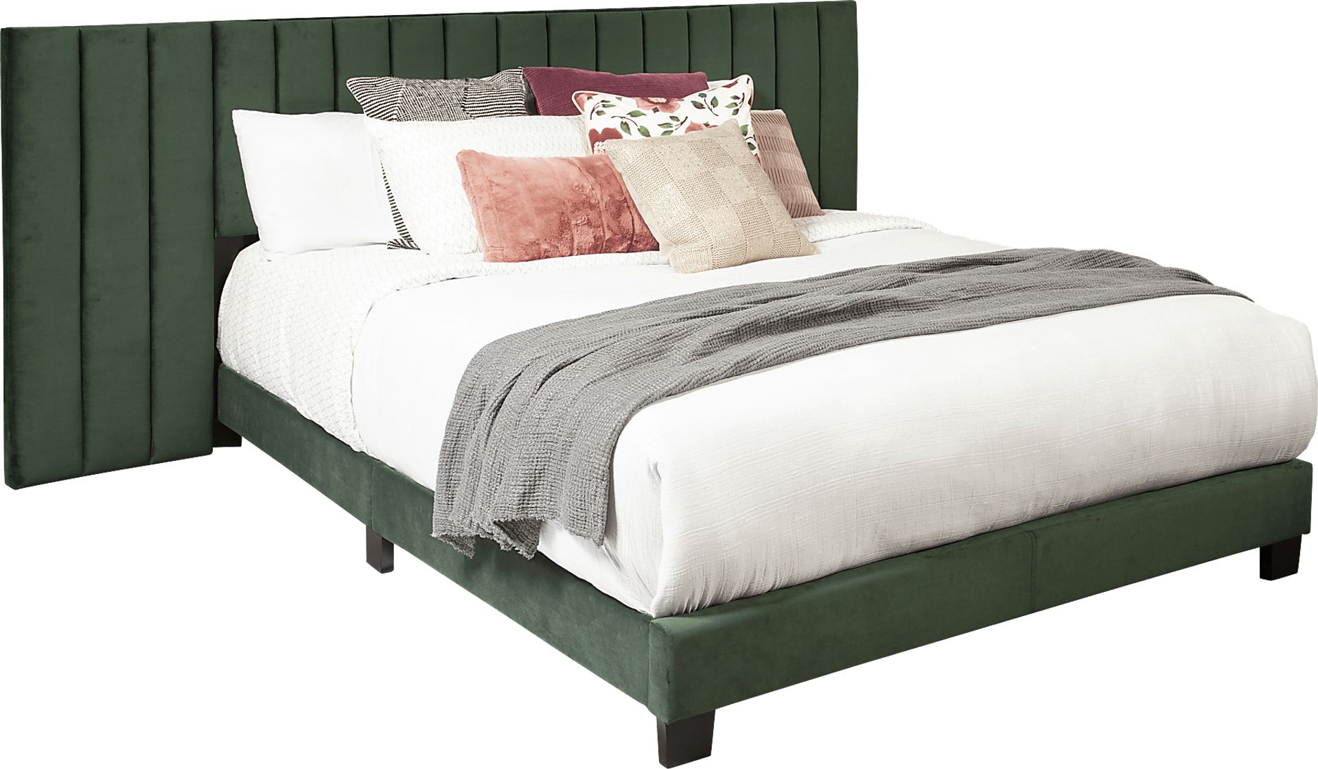 Tempsclair Green Queen Bed - Image 1