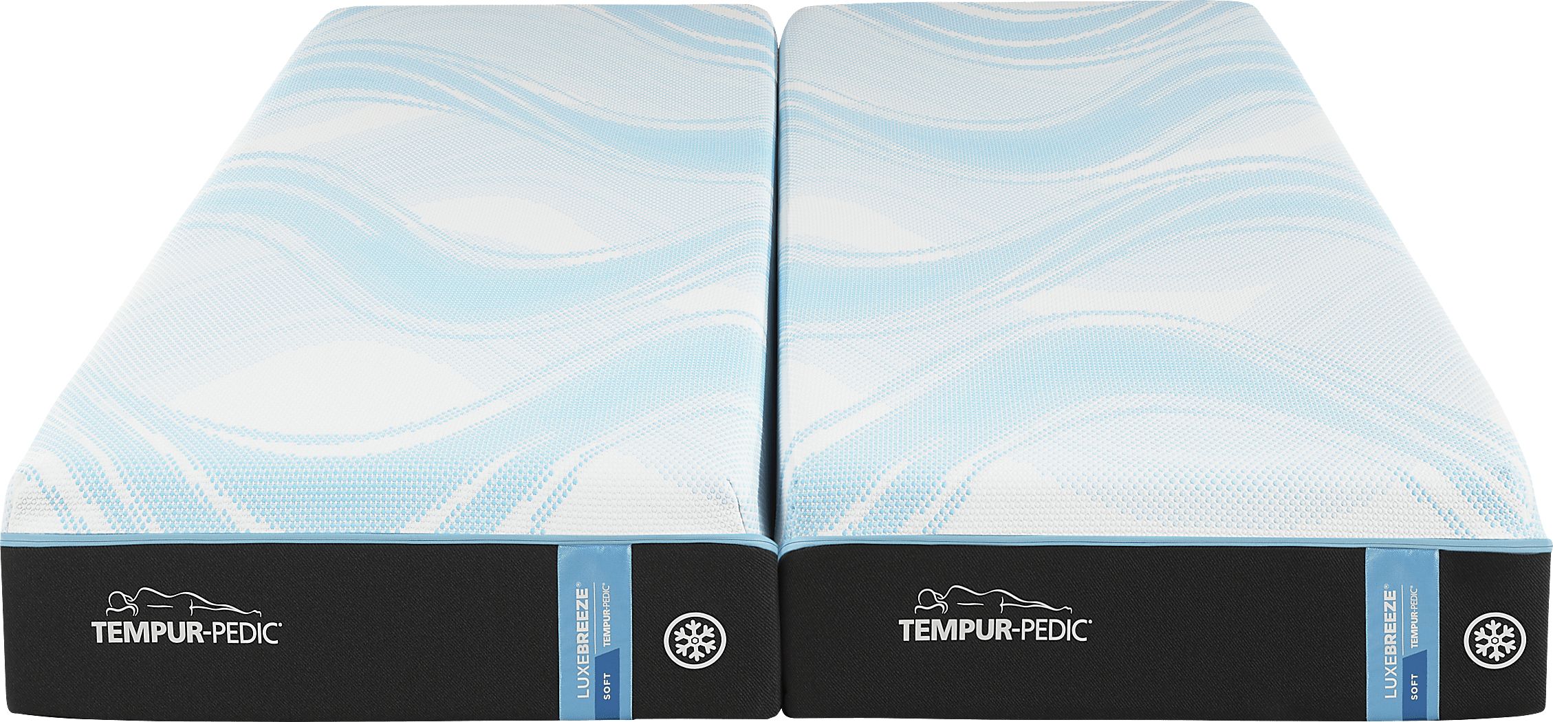 Tempur-Pedic LuxeBreeze Soft Split California King Mattress Pair