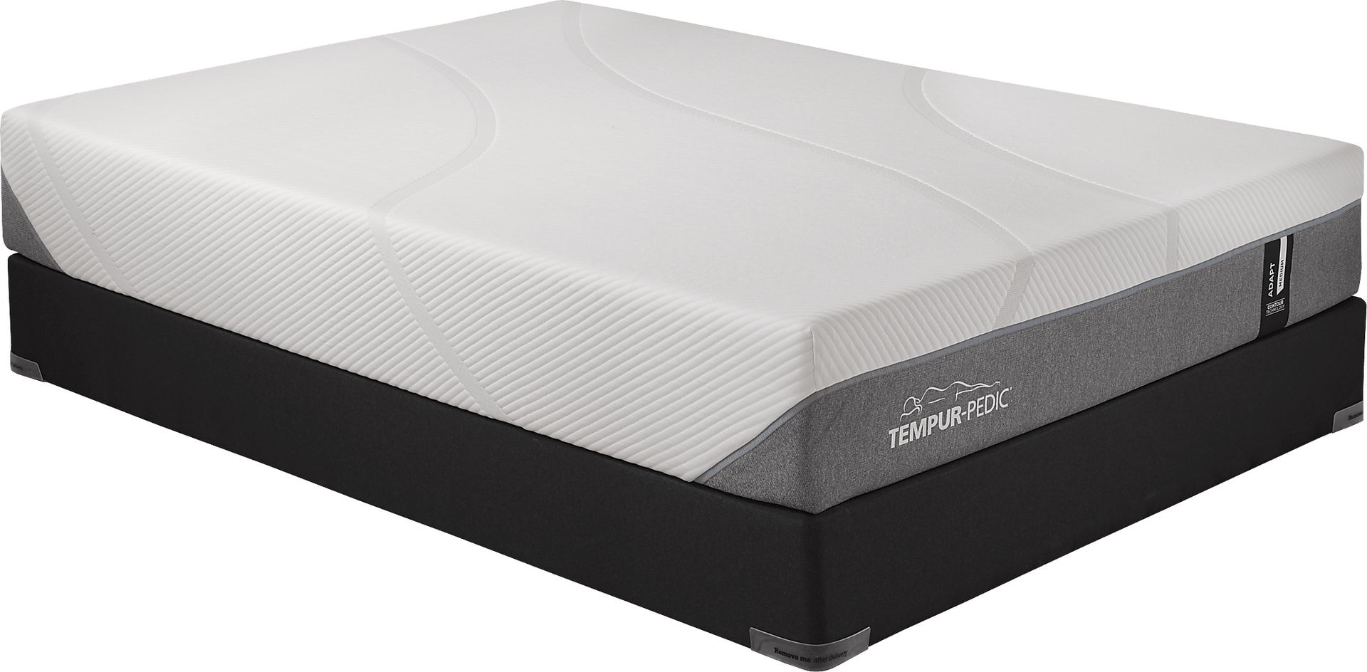 Tempur-Adapt Medium Low Profile Queen Mattress Set - Image 1