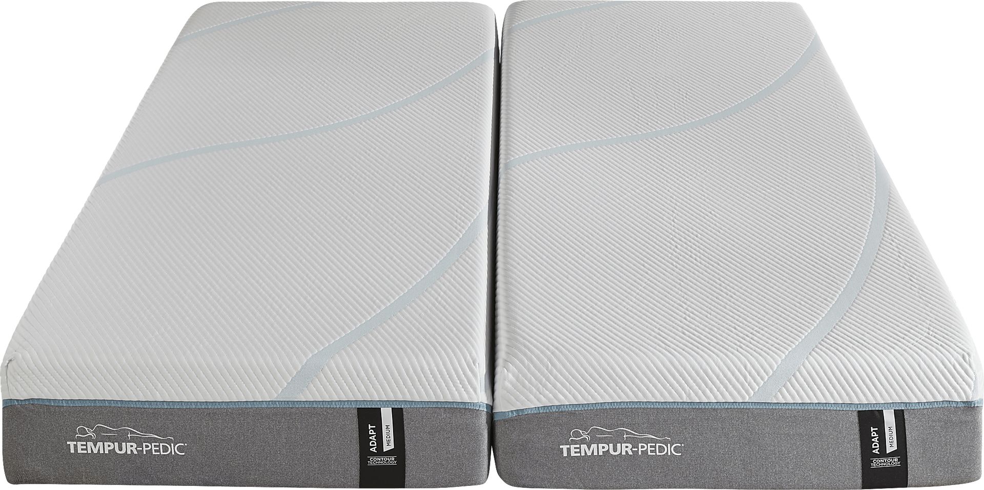 Tempur-Adapt Medium Split California King Mattresses - Image 2