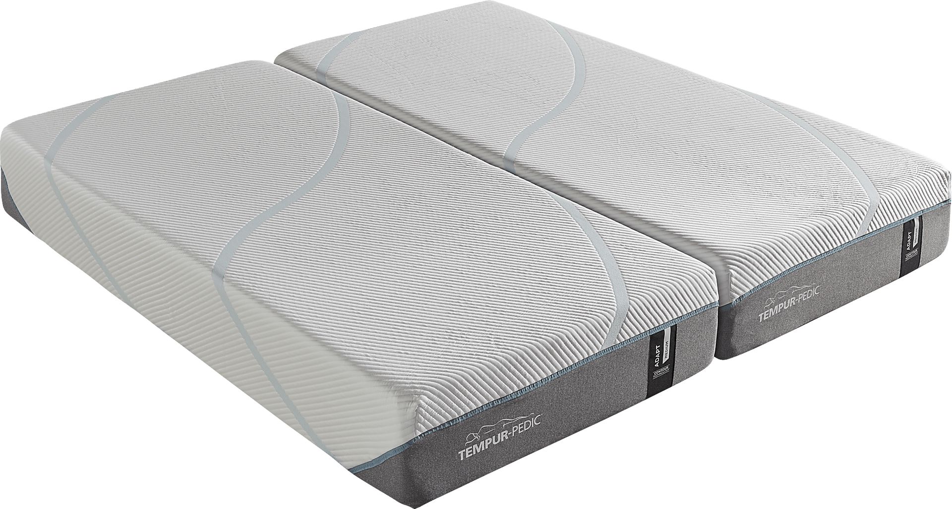 Tempur-Adapt Medium Split California King Mattresses - Image 1