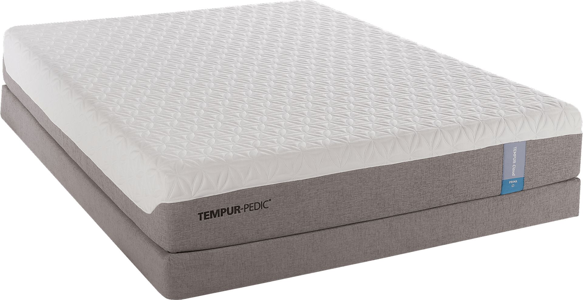 TEMPUR-Cloud Prima Low Profile Queen Mattress Set - Image 1