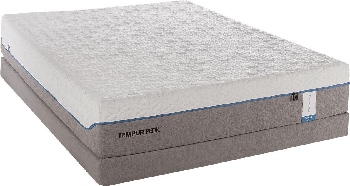 TEMPURCloud Supreme Low Profile Queen Mattress Set Rooms To Go