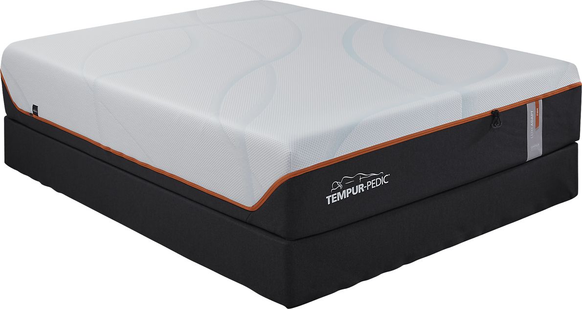 Tempur-LuxeAdapt Firm Low Profile Queen Mattress Set