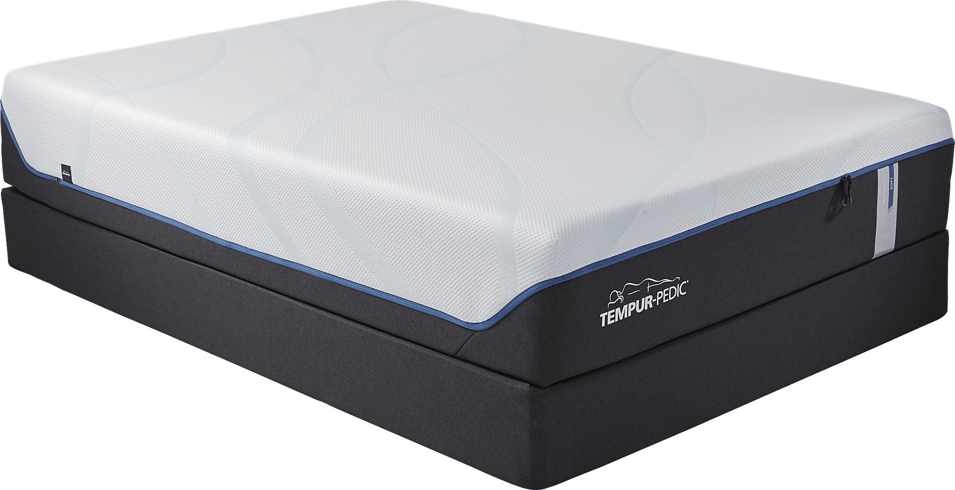 Tempur-LuxeAdapt Soft Low Profile King Mattress Set - Image 1