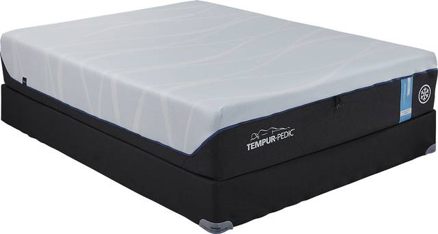 Tempur-LuxeBreeze Soft Low Profile Queen Mattress Set - Thumbnail - Image 1