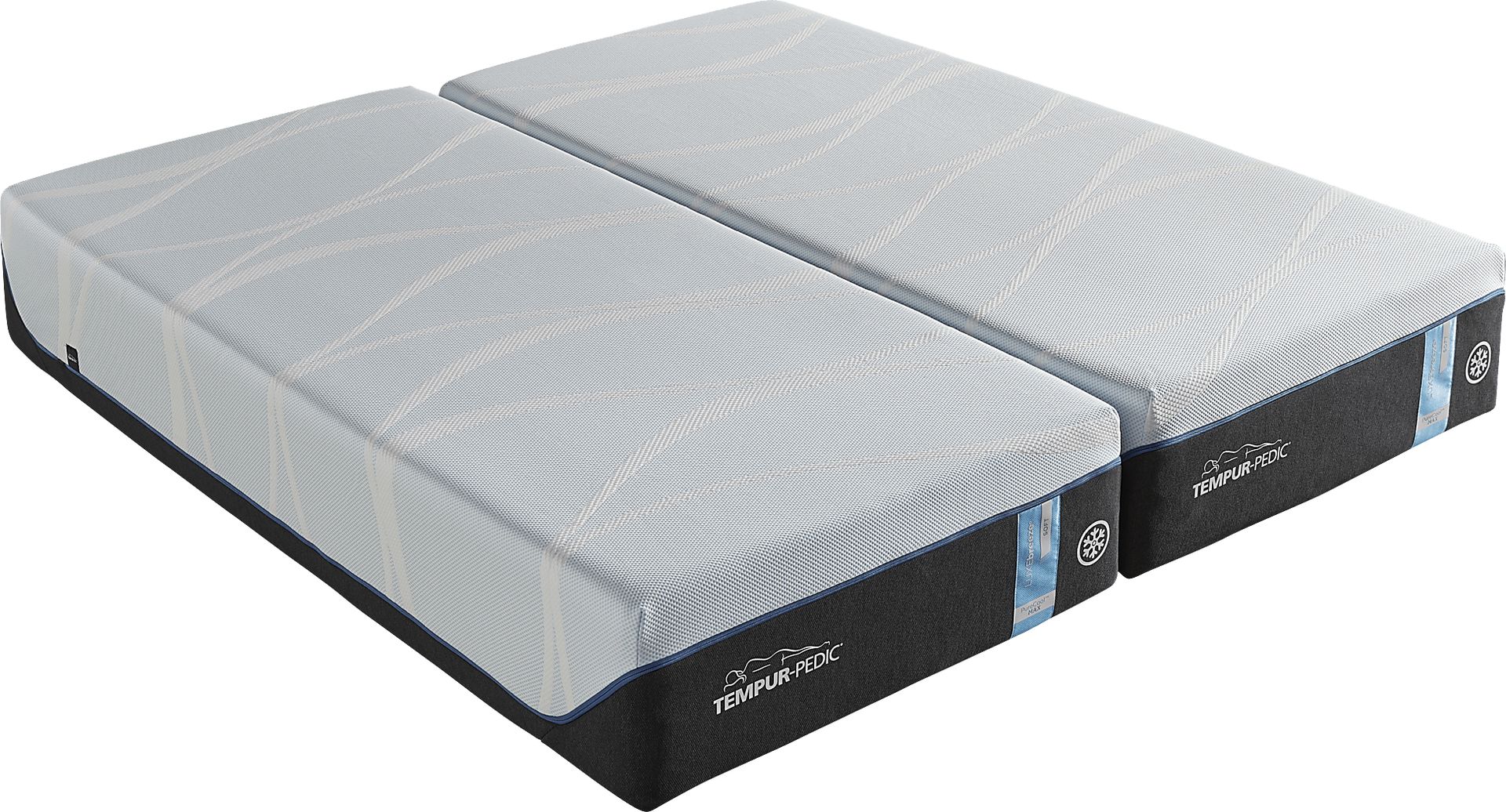 Tempur-LuxeBreeze Soft Split California King Mattress - Image 1