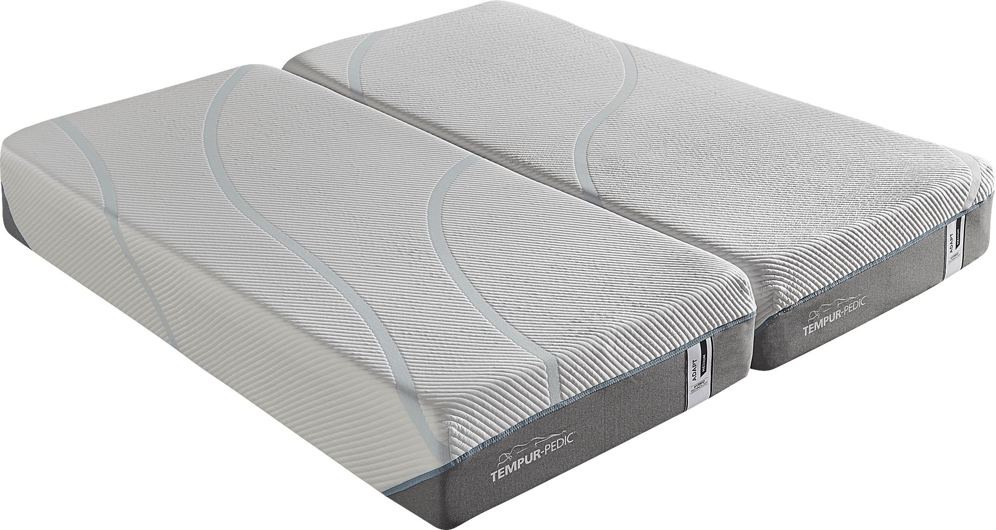 Tempur Pedic Adapt Medium Hybrid Split King Mattress Rooms To Go   Tempur Pedic Adapt Medium Hybrid Split King Mattresses 5000735P Image Item