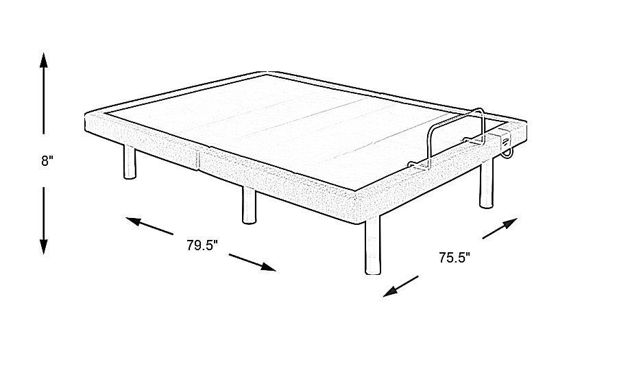 TempurPedic Ergo 2.0 King Adjustable Base Rooms To Go
