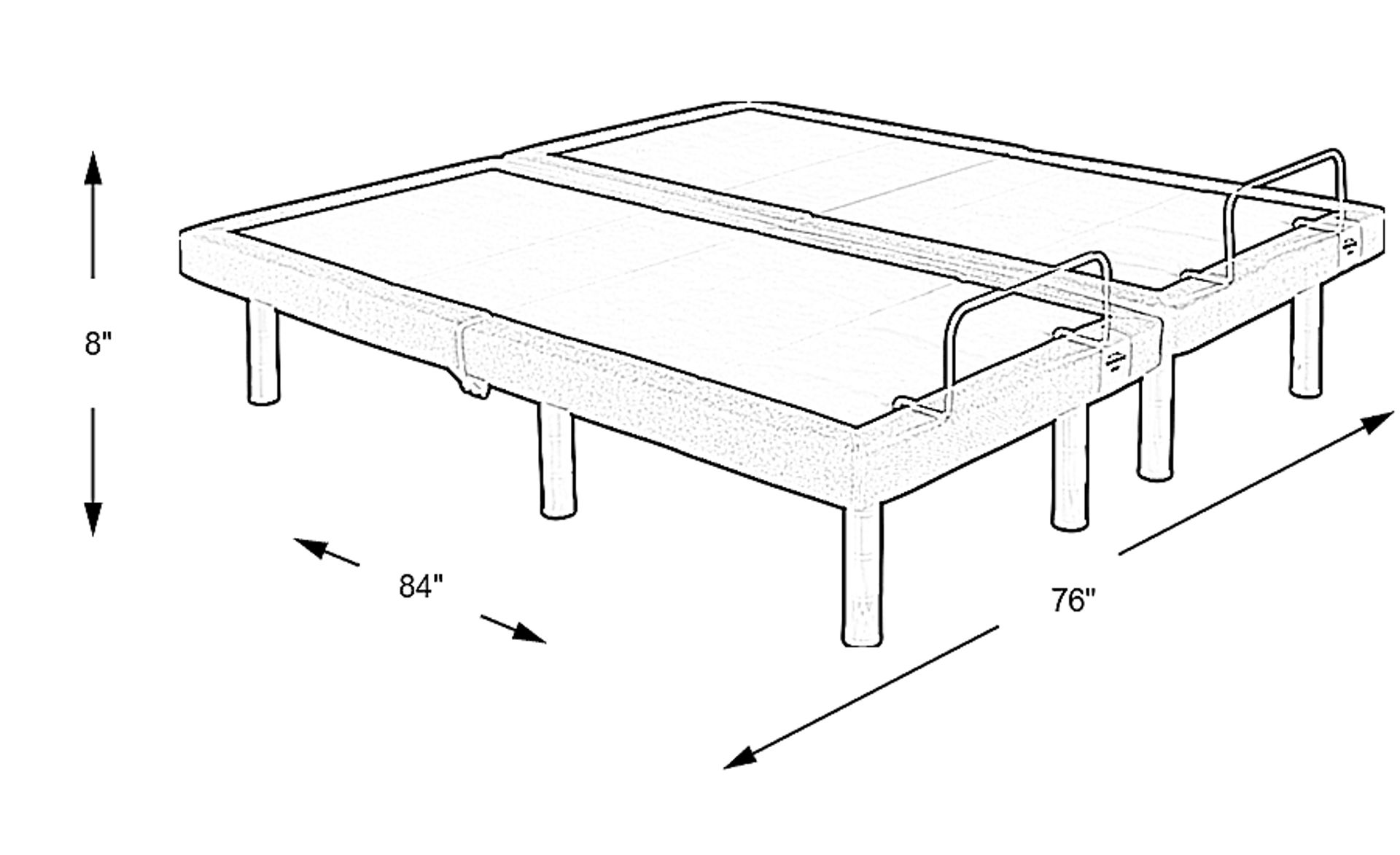 Dimension Image. Please refer to the Dimension Tab on this page for dimension details.