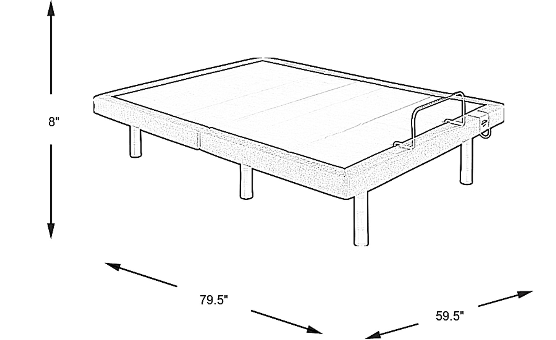 Dimension Image. Please refer to the Dimension Tab on this page for dimension details.