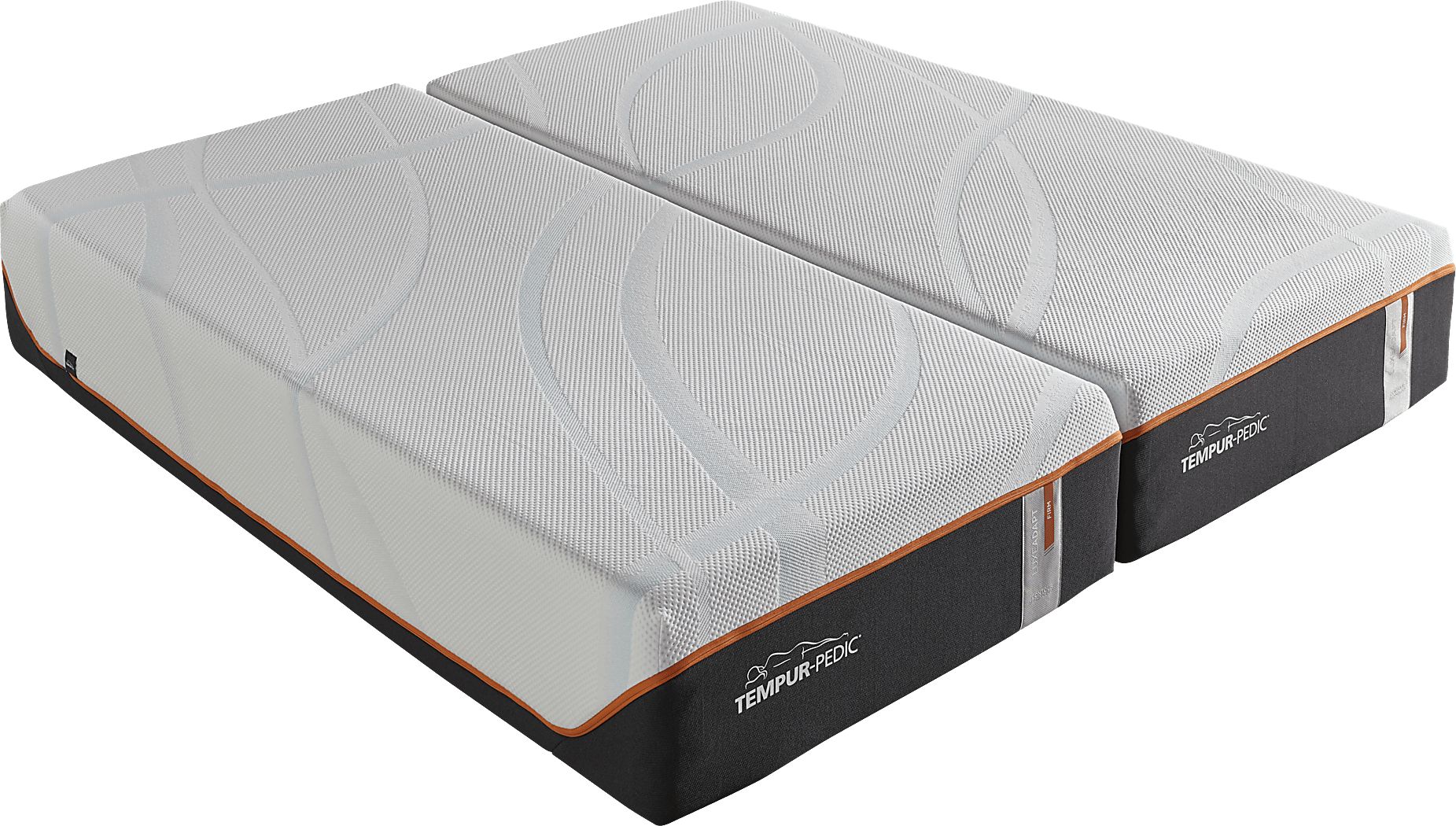 Tempur Pedic Luxe Adapt Firm Split King Mattress 2 TWXL Rooms To Go   Tempur Pedic Luxe Adapt Firm Split King Mattresses 5000740P Image Item