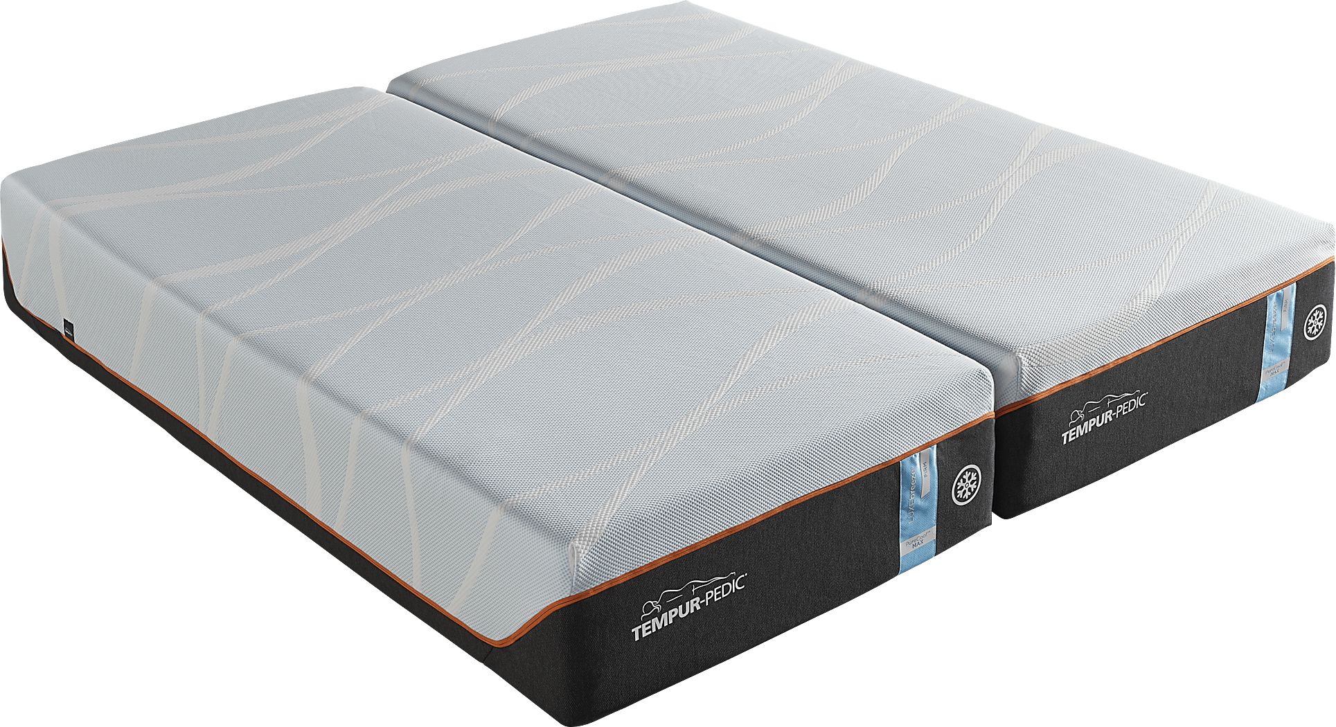 tempur pedic split king mattress dimensions
