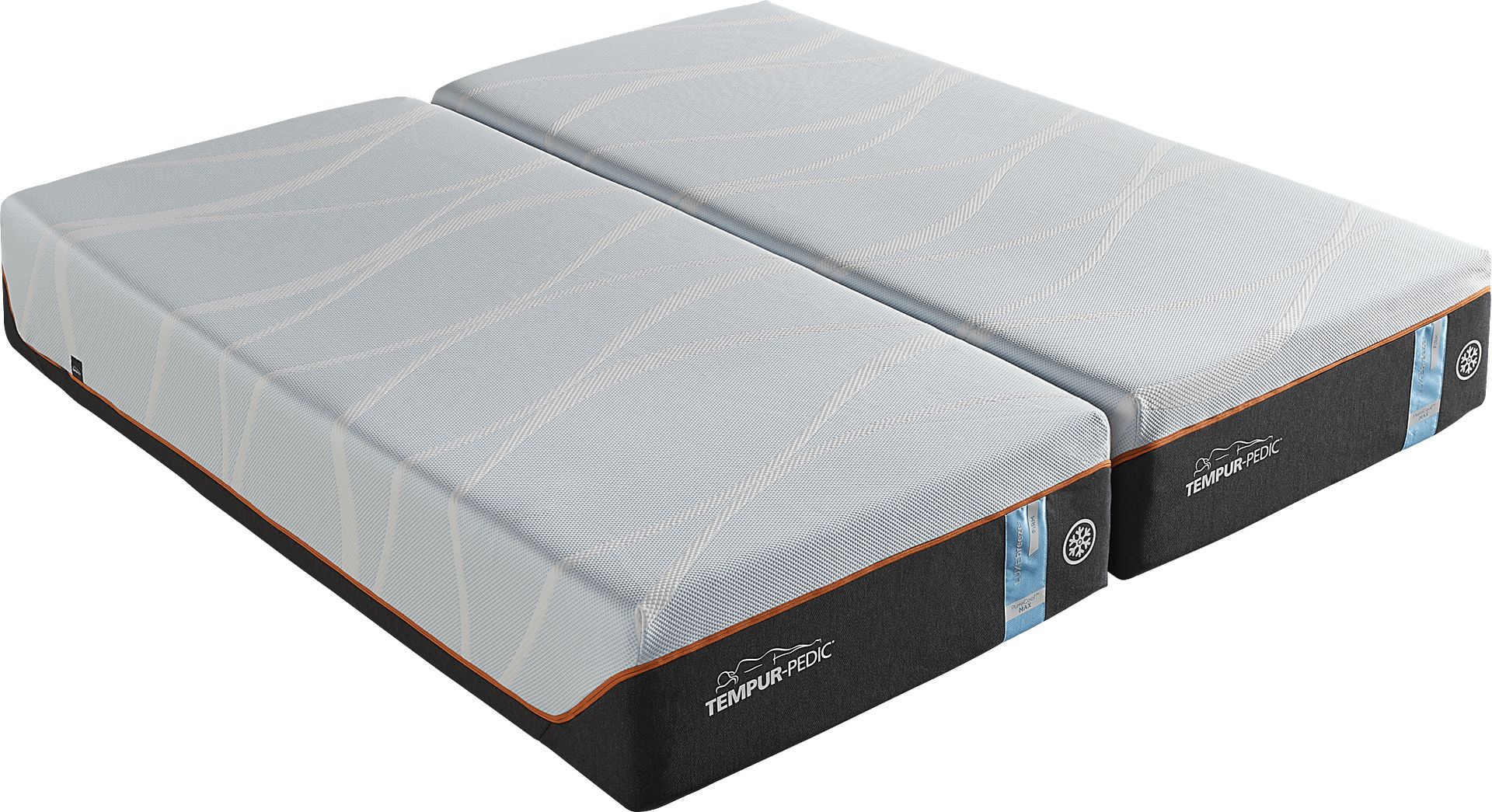 Tempur-Pedic Luxe Breeze Firm Split King Mattress (2 TWXL) - Image 1