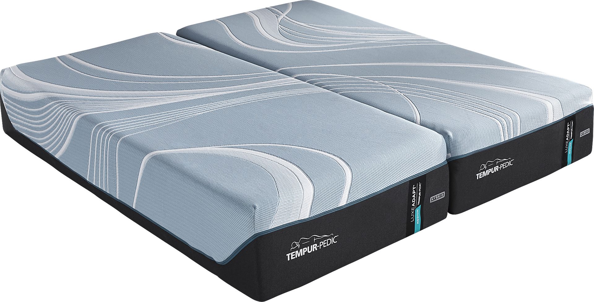 Tempur-Pedic LuxeAdapt 2.0 Medium Hybrid Split California King Mattress Pair - Image 1