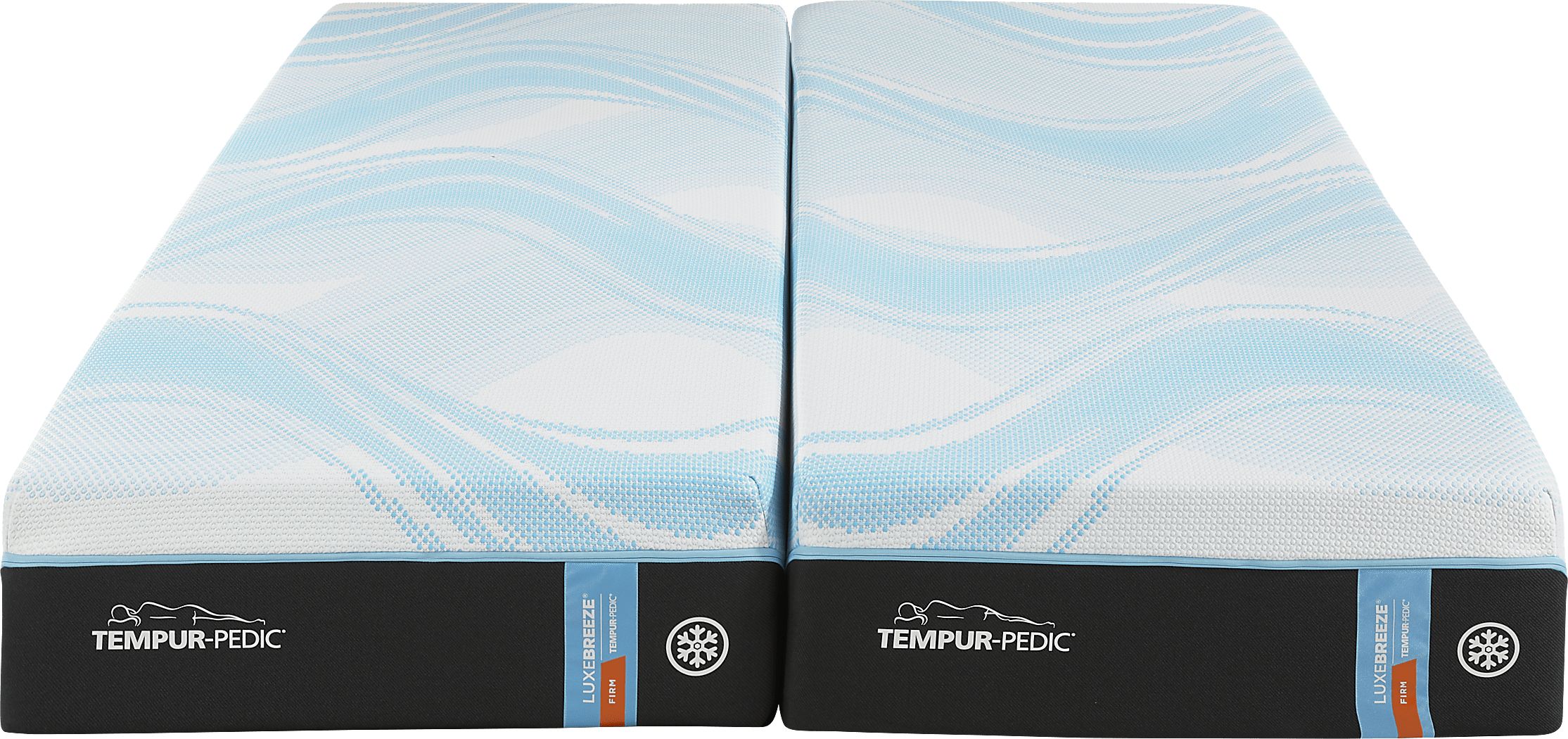 Tempur-Pedic LuxeBreeze Firm Split California King Mattress Pair