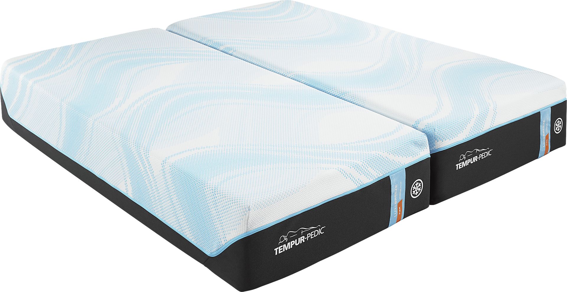 Tempur-Pedic LuxeBreeze Firm Split California King Mattress Pair
