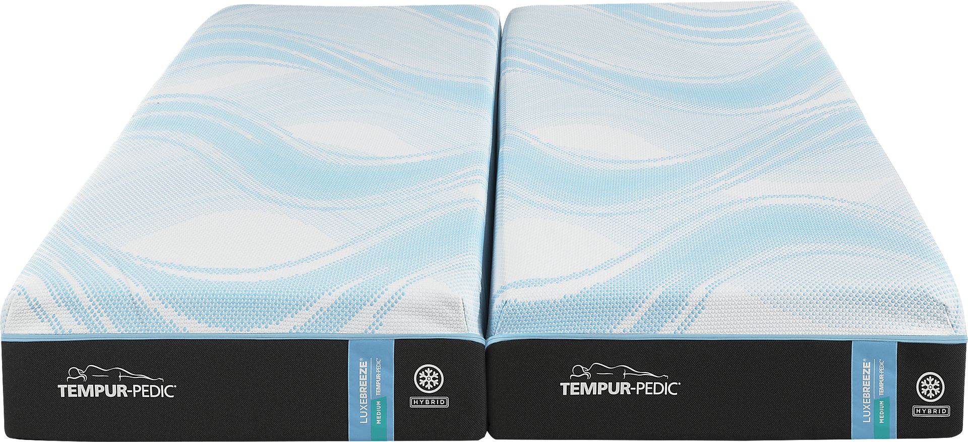 Tempur-Pedic LuxeBreeze 2.0 Medium Hybrid Split California King Mattress Pair - Image 2