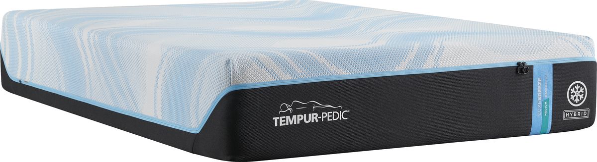 Tempur-Pedic Luxebreeze 2.0 Medium Hybrid Twin XL Mattress | Rooms