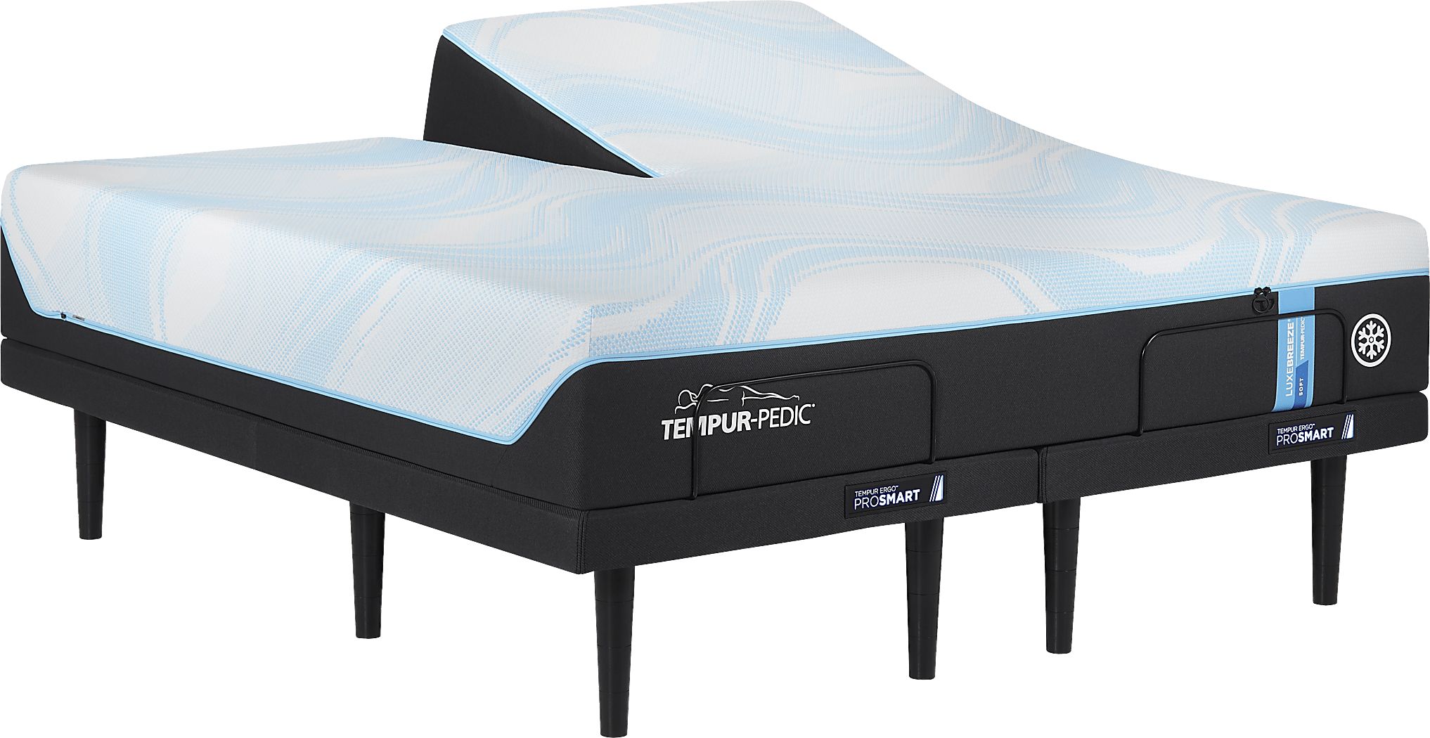 Tempur-Pedic LuxeBreeze Soft Split Head King Mattress