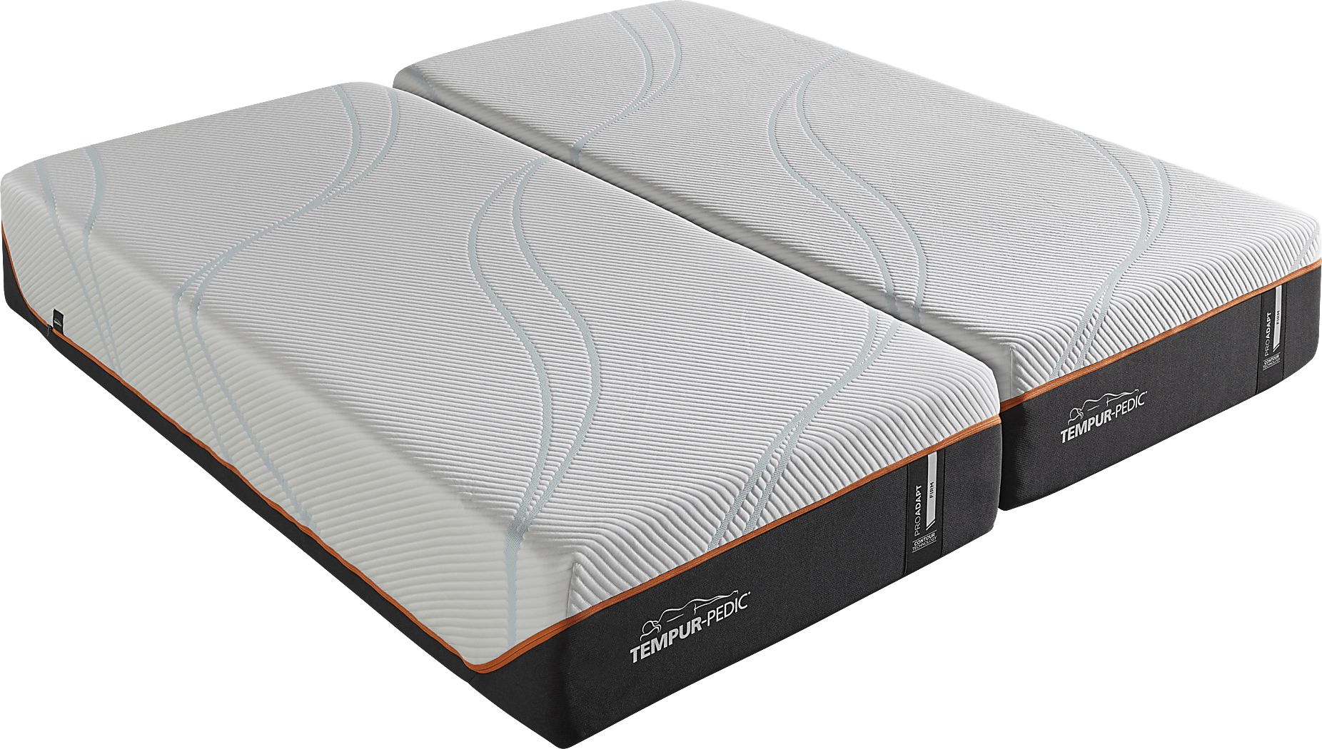 Tempur Pedic Proadapt Firm Split King Mattress Rooms To Go   Tempur Pedic Pro Adapt Firm Split King Mattresses 5000736P Image Item