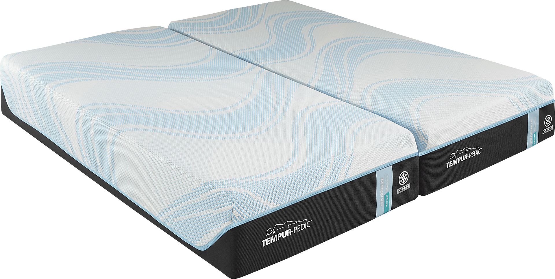 Tempur-Pedic ProBreeze 2.0 Medium Hybrid Split King Mattress (2 TWXL) - Image 1